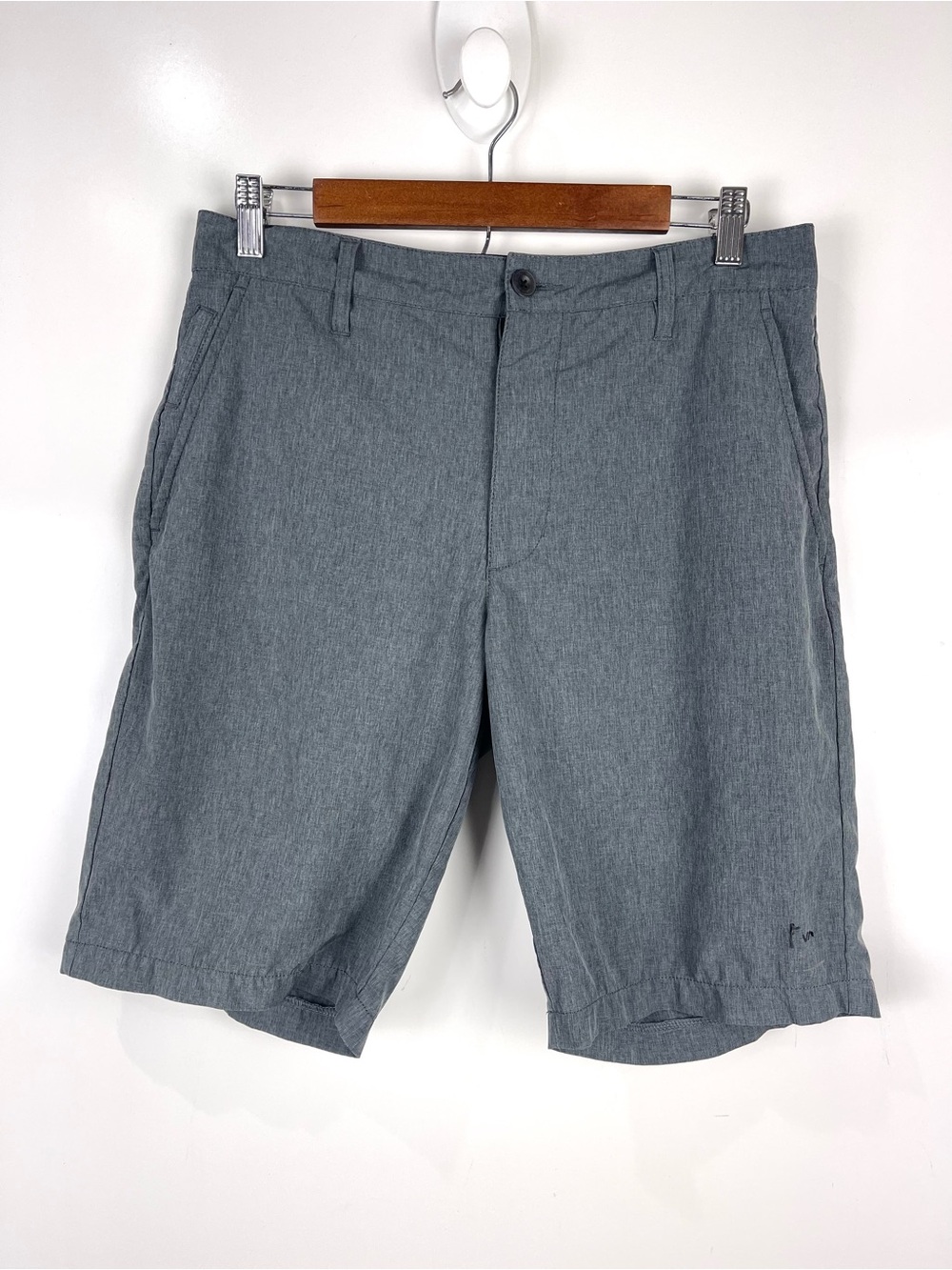 RVCA Hybrid Shorts Men’s 30 Gray Board Shorts Beach Casual